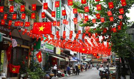 H&#224; Nội rực rỡ cờ hoa ch&#224;o mừng Quốc kh&#225;nh 2/9