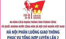 [Infographic] Ph&#226;n luồng giao th&#244;ng phục vụ Tổng hợp luyện lần 2: C&#225;c tuyến đường tạm cấm