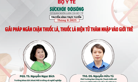 Truyền h&#236;nh trực tuyến: Giải ph&#225;p ngăn chặn thuốc l&#225;, thuốc l&#225; điện tử th&#226;m nhập v&#224;o giới trẻ
