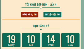 Hướng dẫn chi tiết đăng k&#253; tham gia cuộc thi &#39;T&#212;I KHỎE ĐẸP HƠN&#39; Lần 4