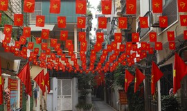 Hà Nội rực rỡ sắc cờ chào mừng Đại hội XIV của Đảng