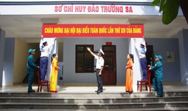 Quân dân Trường Sa vững niềm tin hướng về Đại hội XIV của Đảng