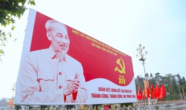 Thanh Hóa - Nghệ An rực đỏ cờ hoa hướng về Đại hội XIV của Đảng