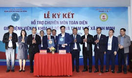 BVĐK Hà Đông đưa bác sĩ, thiết bị hiện đại về 'cắm chốt' tại trạm y tế xã