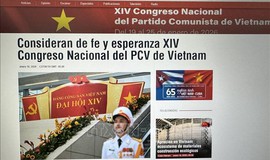 Hãng thông tấn Prensa Latina khai trương chuyên mục về Đại hội XIV của Đảng Cộng sản Việt Nam