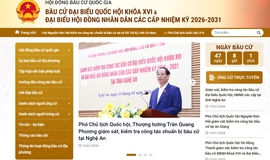 Hướng dẫn kê khai hồ sơ ứng cử ĐBQH khóa XVI, đại biểu HĐND trực tuyến