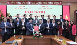 Sở Y tế Hà Nội và Cao Bằng ký kết thỏa thuận hợp tác