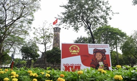 Hà Nội rực rỡ cờ hoa chào mừng bầu cử Quốc hội khóa XVI và Hội đồng nhân dân nhiệm kỳ 2026 - 2031