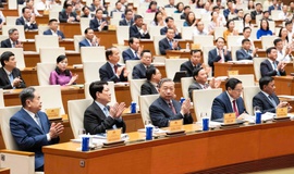 Tổng Bí thư Tô Lâm và nhiều lãnh đạo Đảng, Nhà nước dự Hội nghị tổng kết công tác bầu cử