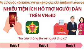 Nhiều tiện ích trên VNeID hỗ trợ người dân bầu cử