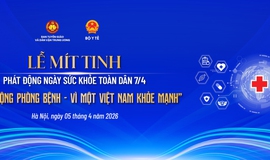 Hé lộ không gian Lễ mít tinh Ngày Sức khỏe toàn dân 7/4 lần đầu tiên