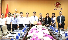 Thứ trưởng Thường trực Vũ Mạnh Hà tiếp, làm việc với Liên minh đổi mới phòng chống dịch bệnh