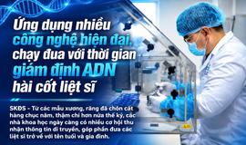 Ứng dụng nhiều công nghệ hiện đại, chạy đua với thời gian giám định ADN hài cốt liệt sĩ
