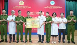 Bệnh viện Đa khoa Thái Bình phối hợp Công an triển khai mô hình Cảnh sát 113