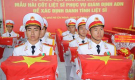 Chuyển hơn 13.500 mẫu hài cốt liệt sĩ từ TPHCM ra Hà Nội giám định ADN