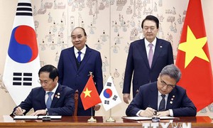 Việt Nam-Hàn Quốc nâng cấp quan hệ lên Đối tác chiến lược toàn diện
