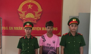 Bắt nam thanh niên tông xe làm CSGT bị thương