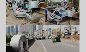 Xử lý nghiêm các trường hợp làm rơi bê tông, thép cuộn xuống đường