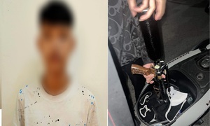 Nhóm thanh thiếu niên mang súng náo loạn đường phố Hà Nội, bắn người đi đường