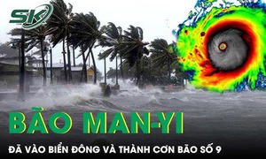 Bão Man-yi chính thức vào Biển Đông thành cơn bão số 9, hướng thẳng vào vùng biển Trung Trung Bộ