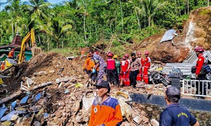 Lở đất và lũ quét ở Indonesia, nhiều người thương vong