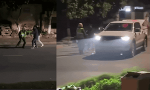 Video người vi phạm nồng độ cồn tấn công cảnh sát giao thông