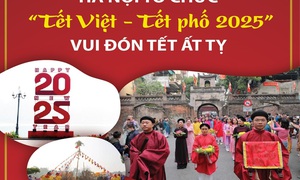 Hà Nội tổ chức 'Tết Việt - Tết phố 2025' vui đón Tết Ất Tỵ