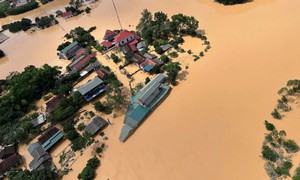 Mưa lũ sau bão số 11 làm 1.577 nhà bị thiệt hại, hư hỏng