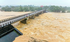 Thái Nguyên thiệt hại nặng nề nhất do lũ lụt sau bão số 11