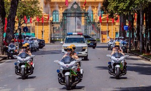 Hà Nội phân luồng giao thông phục vụ Đại hội Đảng bộ Thành phố lần thứ XVIII