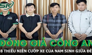 8 thiếu niên đóng giả công an, cướp xe của nam sinh giữa đêm
