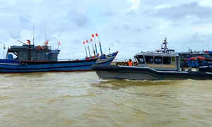 Huế dự báo mưa lớn, biên phòng triển khai ứng phó bão số 12
