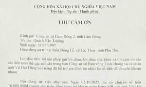 Phó trưởng công an xã trả lại hàng chục triệu đồng chuyển nhầm