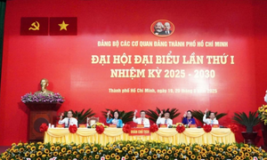 TPHCM: Không nhận quà tặng, hoa chúc mừng Đại hội đại biểu Đảng bộ lần thứ I