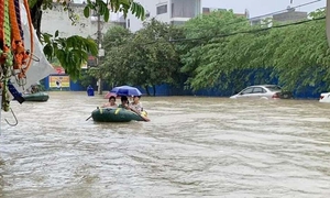 Thái Nguyên phát cảnh báo lũ cao hơn mức lũ do bão Yagi
