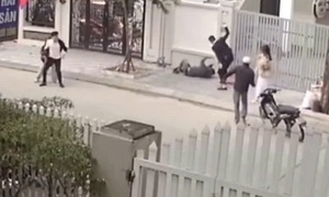 Công an đang xác minh vụ người đàn ông bị đánh ở An Khánh, Hà Nội