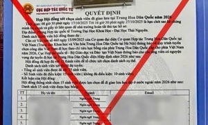 Lừa đảo qua thông tin học bổng du học 'Trung Hoa Dân quốc' năm 2026