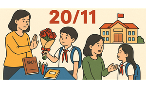 Nhiều trường học "nói không" với hoa, quà nhân ngày 20/11