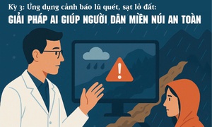 Kỳ cuối: Ứng dụng cảnh báo lũ quét, sạt lở đất: Giải pháp AI giúp người dân miền núi an toàn