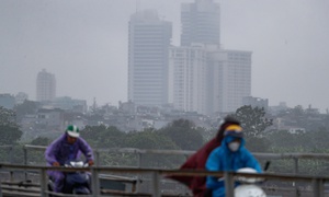 Hà Nội ô nhiễm không khí kéo dài cả ngày