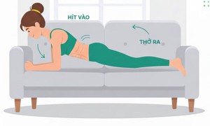 5 bài tập trên ghế sofa giúp cơ thể săn chắc từ đầu đến chân