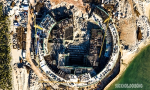 Cận cảnh công trường cụm công trình phục vụ APEC 2027 ở Phú Quốc