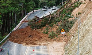 Lâm Đồng công bố tình huống khẩn cấp trên nhiều tuyến quốc lộ