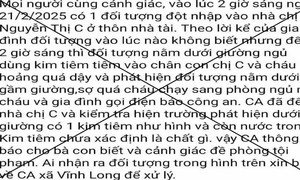 Thực hư thông tin 'người lạ trốn dưới gầm giường dùng kim tiêm chích trẻ em'