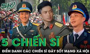 5 chiến sĩ ‘đẹp chuẩn điện ảnh’ trong đội hình diễu binh 30/4 gây sốt mạng xã hội