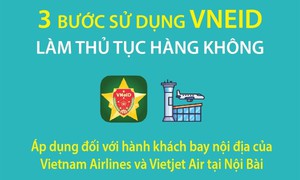 Sử dụng VNeID làm thủ tục hàng không như thế nào?
