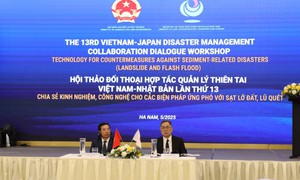 Hợp tác chia sẻ kinh nghiệm và công nghệ ứng phó với sạt lở đất, lũ quét