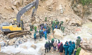 Đã tìm thấy 3 nạn nhân mất tích trong vụ sạt lở tại công trường thủy điện ở Lai Châu