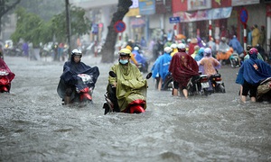 Hà Nội có thể mưa dông mạnh kèm lốc sét chiều tối nay