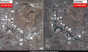 Ảnh vệ tinh hé lộ thiệt hại tại cơ sở hạt nhân Iran sau cuộc tấn công từ Israel